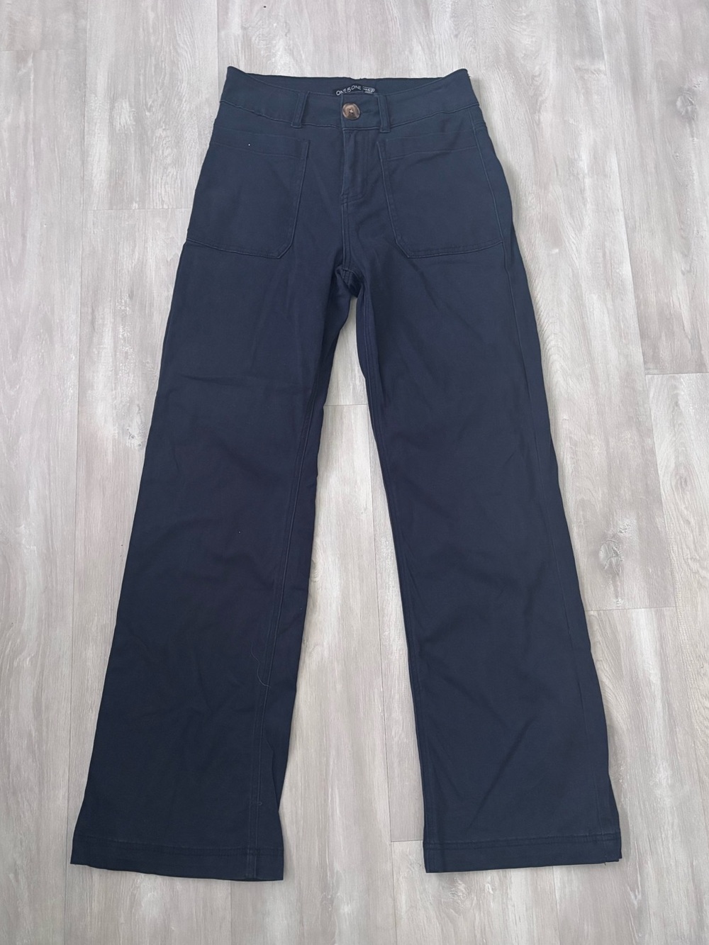 One 5 One High-Rise Veda Wide-Leg Utility Trousers size 4/27